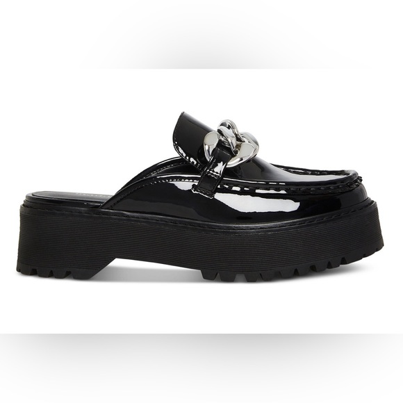 Steve Madden Shoes - Women’s Steve Madden Penny Loafer Chunky Mules